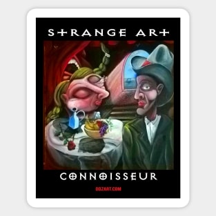 Strange Art Connoisseur Sticker